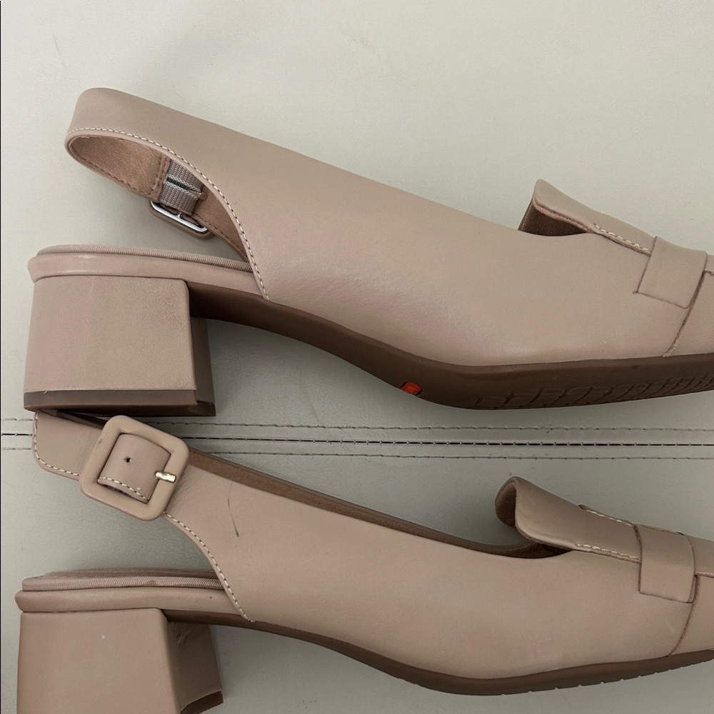Rockport Esma Women's Beige Slingback Loafers 9.5 - Picture 7 of 9